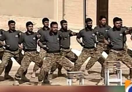 Anti Terrorism Force Express Their Performance In Front of PM & Army Chief in Quetta