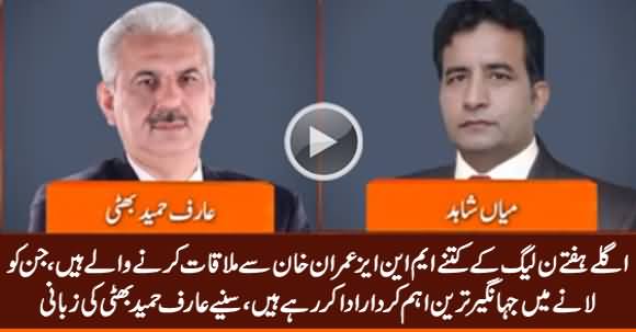 Arif Hameed Bhatti Reveals How Many PMLN MNAs Going to Meet Imran Khan Next Week