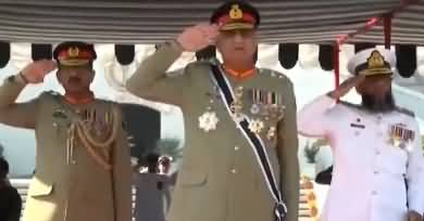 Army Chief General Qamar Javed Bajwa at Pak Naval Academy Passing Out Parade