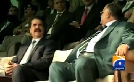 Army Chief General Raheel Sharif Watching Hockey Match At Rawalpindi