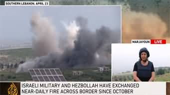 Around 30 missiles reported to have been launched from Lebanon towards Israel