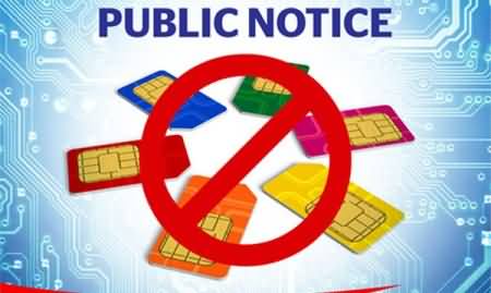 Around One Lac Unverified SIMs Will Be Blocked Tonight - PTA Announced