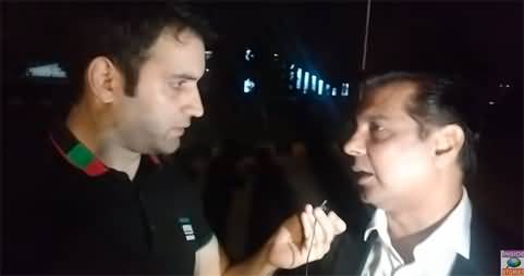 Arshad Sharif talks on Imran Riaz Khan's arrest outside Islamabad High Court