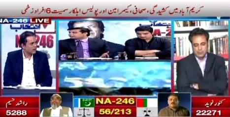 ARY News (NA-246: Karimabad Mein Kasheedagi, 6 Afraad Zakhmi) - 23rd April 2015