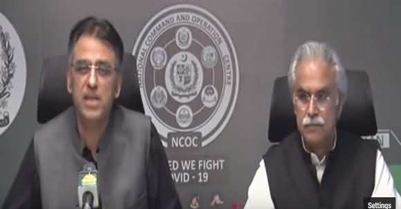 Asad Umar & Dr. Zafar Mirza Joint Press Conference On Current Corona Situation