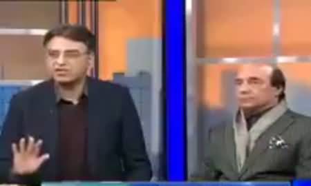 Asad Umer gives befitting reply to Ahsan Iqbal on statement