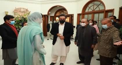 Asif Zardari, Bilawal Bhutto reached Shehbaz Sharif's residence, Maryam Nawaz & others welcomed them