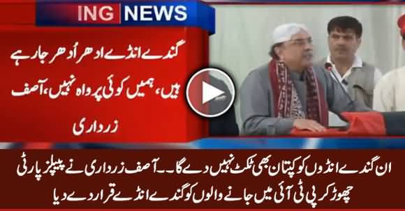 Asif Zardari Ne PPP Choor Ker PTI Mein Jane Walon Ko 