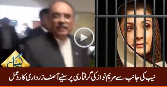 Asif Zardari's Response on Maryam Nawaz's Arrest by NAB