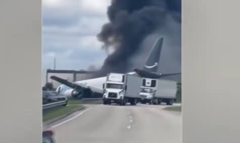 At least five killed after Amazon cargo plane crash in Miami airport