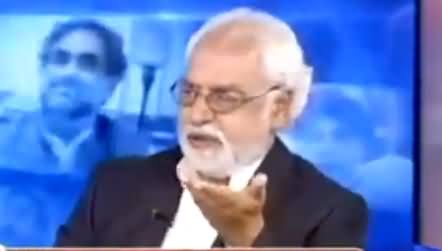 Ayaz Amir Criticizing Nawaz Sharif on His Stance in Panama Case