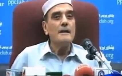 Azam Khan Hoti exposing the corruption of ANP Leader Asfand Yar Wali and Afrasyiab Khattak