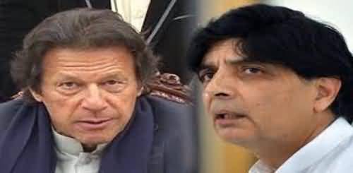 Back Channel Contacts Between Ch Nisar And Imran Khan