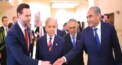 Before negotiations PM Shehbaz Sharif meets US Vice President JD Vance