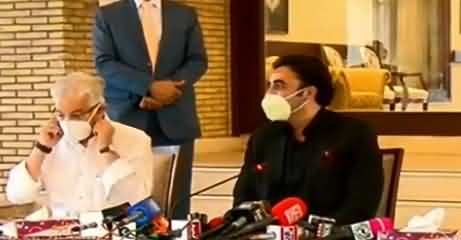 Bilawal Bhutto Zardari And Khawja Asif Joint Press Conference