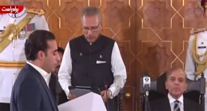 Bilawal Bhutto Zardari takes oath as Foreign Minister of Pakistan