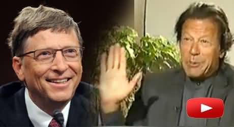 Bill Gates Congratulates Imran Khan on Successful Campaign Against Polio in KPK