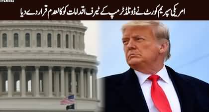 Blow to Trump as U.S Supreme Court rules Trump’s tariff measures illegal