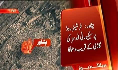 Bomb Blast Near Security Forces Vehicle in Peshawar, TTP May Be Involved