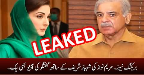 Breaking... Another Audio Leaked... Maryam Nawaz's Conversation with Shahbaz Sharif