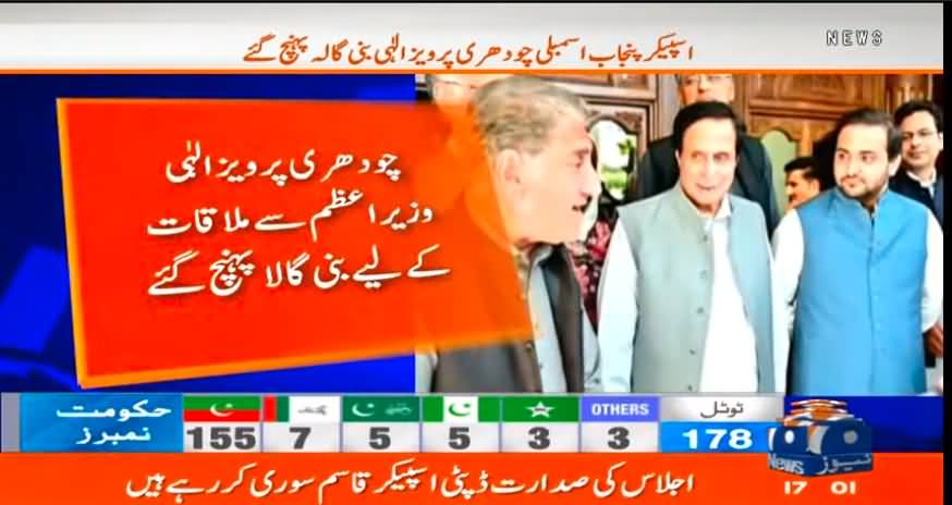 Breaking News: Chaudhry Pervez Elahi reached Bani Gala to meet Imran Khan, breakthrough expected