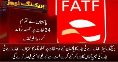 Breaking News: FATF kick-starts process to remove Pakistan from grey list