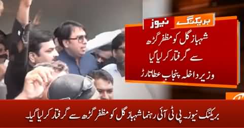 Breaking News: PTI Leader Shahabz Gill Arrested From Muzaffargarh