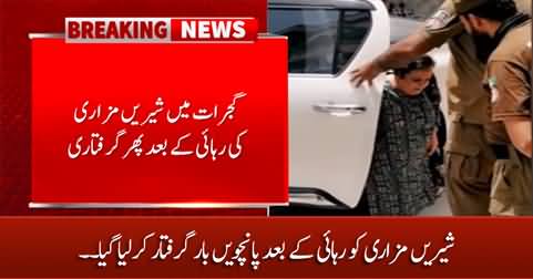 Breaking News: Shireen Mazari arrested for the fifth time after her release