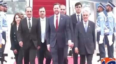 Breaking News: US delegation led by JD Vance reached Pakistan