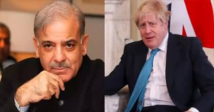 British PM Boris Johnson congratulates PM Shahbaz Sharif