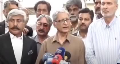 They are introducing new traditions by attacking at houses - Aitzaz Ahsan condemns raid on Pervaiz Elahi's house