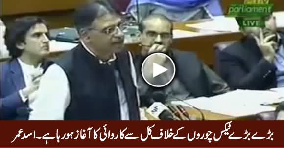 Action Against Major Non-Filers Has Been Started Since Yesterday - Asad Umar