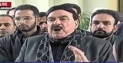 Can’t Accept Shahbaz Sharif As Chairman of PAC - Sheikh Rasheed Media Talk