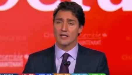 Canadian PM Justin Trudeau Talking About Hijabi Muslim Woman in His Winning Speech 2015