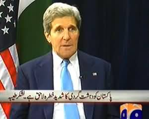 Capital Talk - 1st August 2013 (John Kerry Visits Pakistan, What Are The Reasons..??)