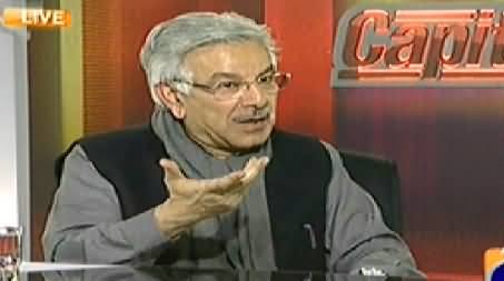 Capital Talk (Khawaja Asif Exclusive Interview on the Security of Pakistan) – 3rd March 2014