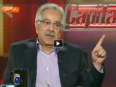 Capital Talk (Khawaja Asif Exclusive Interview with Hamid Mir) – 10th April 2014