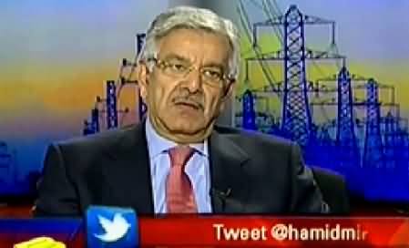 Capital Talk (Khawaja Asif Special Interview on Electricity Crisis) - 28th January 2015