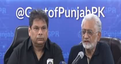 Information Minister Amir Mir & Health Minister Dr. Javed Akram's Press Conference about Sehat Card