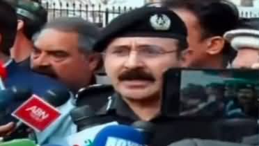 CCPO Peshawar media talk on police line mosque blast