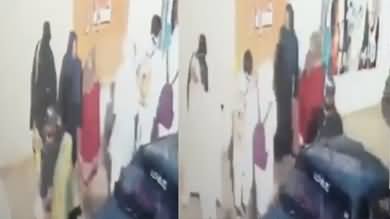 CCTV footage of the woman who went missing from Jinnah Hospital Karachi