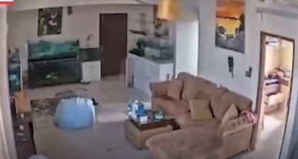 CCTV videos capture the moment an earthquake hit Bangladesh