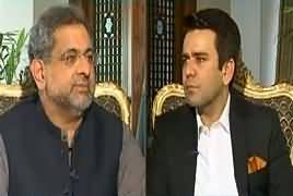 Center Stage With Rehman Azhar (PM Shahid Abbasi Exclusive) – 22nd February 2018