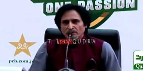 Chairman PCB Ramiz Raja's First Press Conference After Being Elected As Chairman