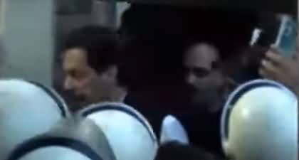 Chairman PTI Imran Khan enters in Court Room