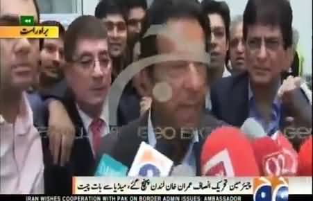 Chairman PTI Imran Khan Media Talk in London - 14th April 2016