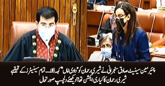 Chairman Senate Called Sherry Rehman ''Dadi Amma'' - See Her Reaction