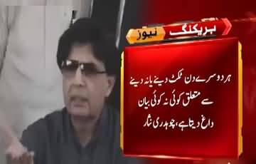 Chaudhry Nisar responds to Maryam Nawaz's statement regarding party tickets in PMLN