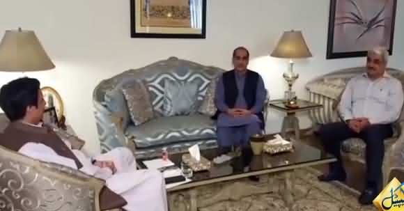 Chaudhry Pervaiz Elahi Met PMLN Leaders Khawaja Saad Rafique And Salman Rafique - Listen Inside Story
