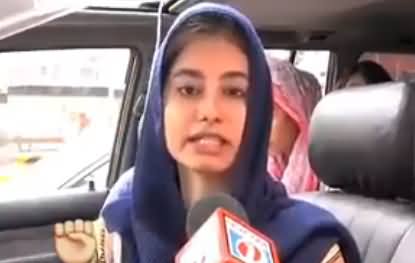 Check The Confidence of Qamar ul Islam's Young Daughter While Talking To Media